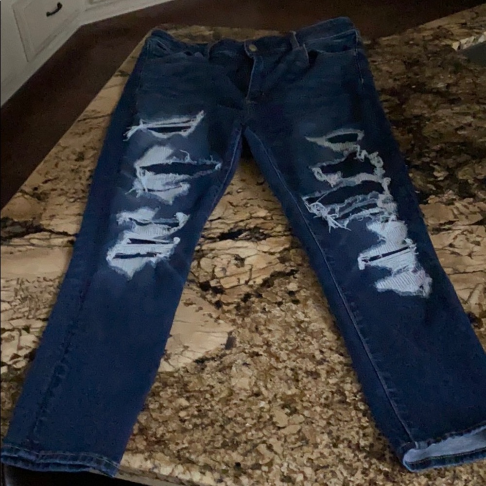 American Eagle super hi-rise jegging.Super stretch